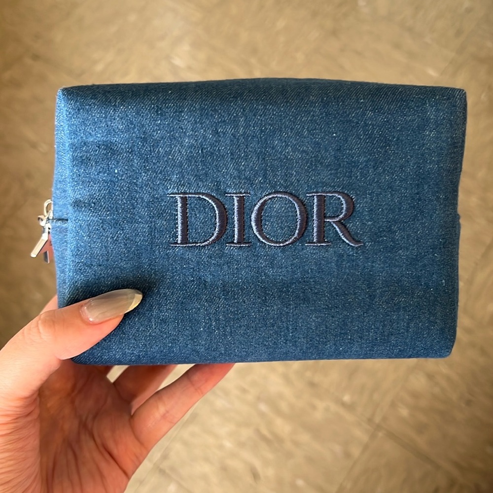 Dior Denim Cosmetics Pouch